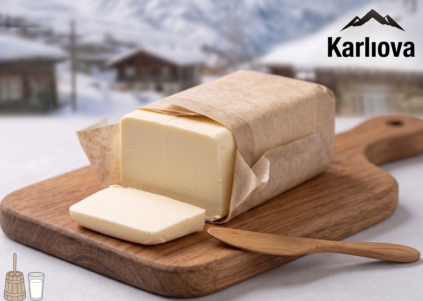 Karlıova Yayla Köy Tereyağı (Tuzsuz - 1kg)